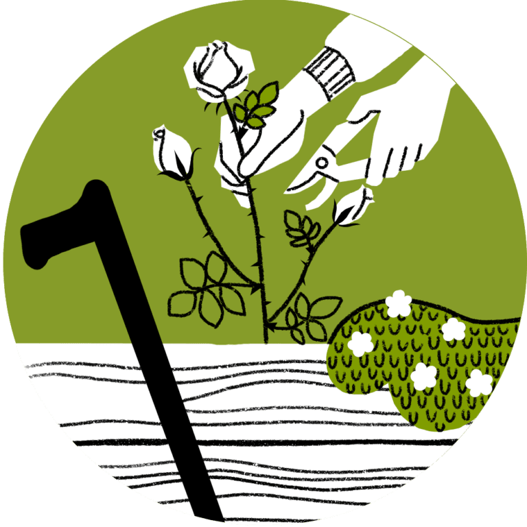 Landscape design for senior living residential homes